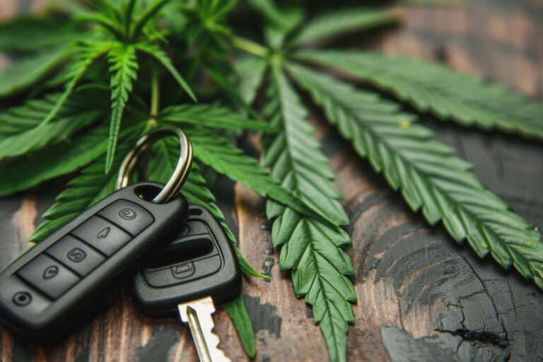 Cannabis am Steuer-Mobile